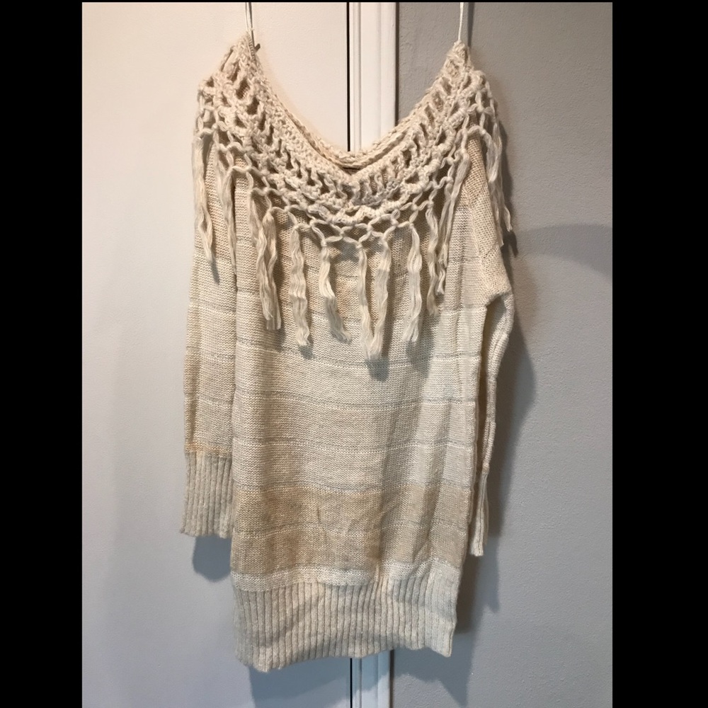 Free People Off the Shoulder Sweater Dress/Tunic